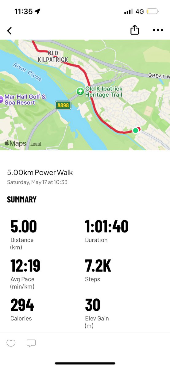 Slow wellness walk and talk to catch up on my girls move into S3 ☀️☀️Happy Saturday ☀️☀️