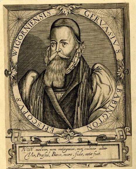 17 May 1610: d. Gervase Babington Bishop of #Worcester #otd  On 2 Mar 1600 while preaching for Elizabeth I at #Whitehall Babington's fawning glances at the Earl of #Essex resulted in him being barred by her from the pulpit (BM)