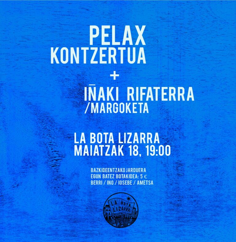 baietz48's tweet photo. Bihar, igandea, #Lizarra|ldeko Euskaraldian: 10:00etan Deierrin mendi ibilaldia, 11:00etan Andelosen bisita gidatua eta 19:00etan Bota Peñan Pelaxen kontzertua Iñaki Rifaterraren Aldi bereko margotzearekin https://t.co/XWn5dNQHpJ

Jantzi txapa eta egin goza!! https://t.co/hzHuXzyZCU