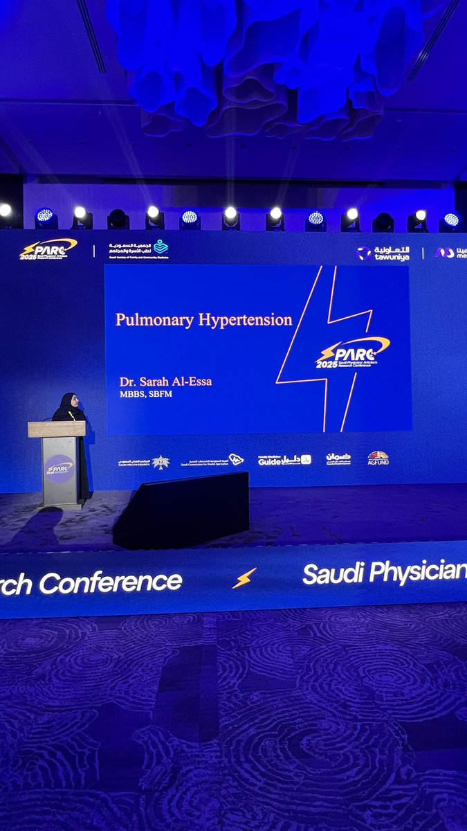 Fmhub_org's tweet photo. Huge appreciation to Dr. Sarah Al Essa for an exceptional session on “Pulmonary Hypertension 🫁 📈”

She turned such a challenging topic into a clear, engaging, and truly memorable one.

Expertly crafted and brilliantly delivered✨

#SPARC2025 ⚡️ https://t.co/Z7NPiM1Bhw