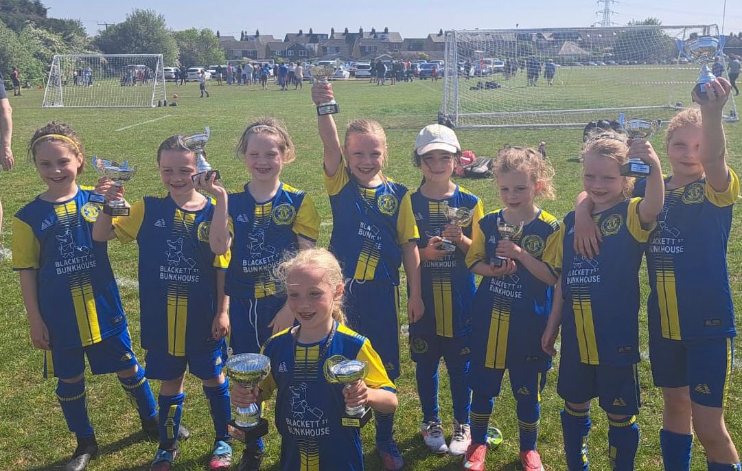 🏆 | CUP WINNERS

Congratulations to our fantastic U7 Lionesses who won the West Riding Girls Football League Cup last weekend! What an incredible achievement! 👏