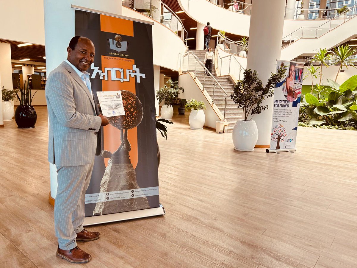 herbalanalysis's tweet photo. This May 2025, I fulfilled my promise of donating few copies of my book to Abrehot Library in Addis Ababa (https://t.co/unznXpqmAt); the largest public library in East Africa. I also donated a copy of my book to the reading room of Chemistry Department of Addis Ababa University. https://t.co/uLzguFJtDo
