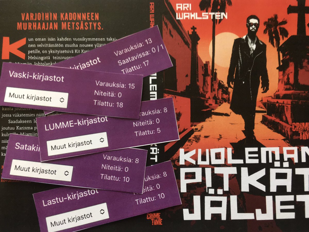 Mukavaa huomata: joku odottaa jo kirjaasi.❤️❤️❤️
#dekkari <a href="/CrimeTime/">Crime Time dekkarit</a> #dekkarit <a href="/DocendonKirjat/">Docendo</a>