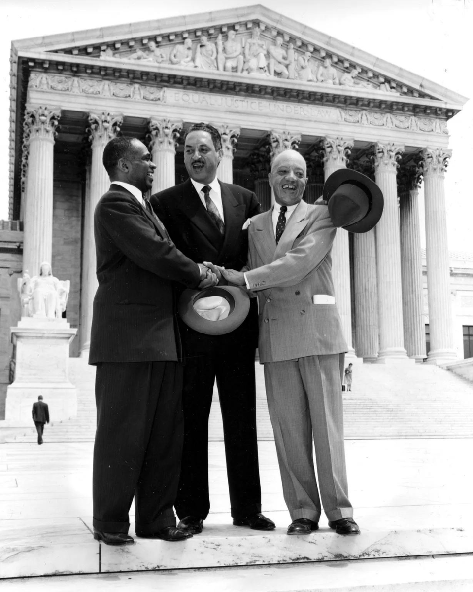 NCRMuseum's tweet photo. #OnThisDay in 1954, the U.S. Supreme Court unanimously ruled to abolish school segregation in Brown v. Board of Education, stating that segregation of public schools violated the 14th Amendment. 

➡️: https://t.co/uvWZGu4ZQx https://t.co/Wt5hgCWP71