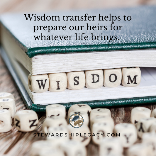 JeffRogers_'s tweet image. Wisdom transfer helps to prepare our heirs for whatever life brings. #LiveWell #LeaveWell #WisdomTransfer stewardshiplegacy.com
