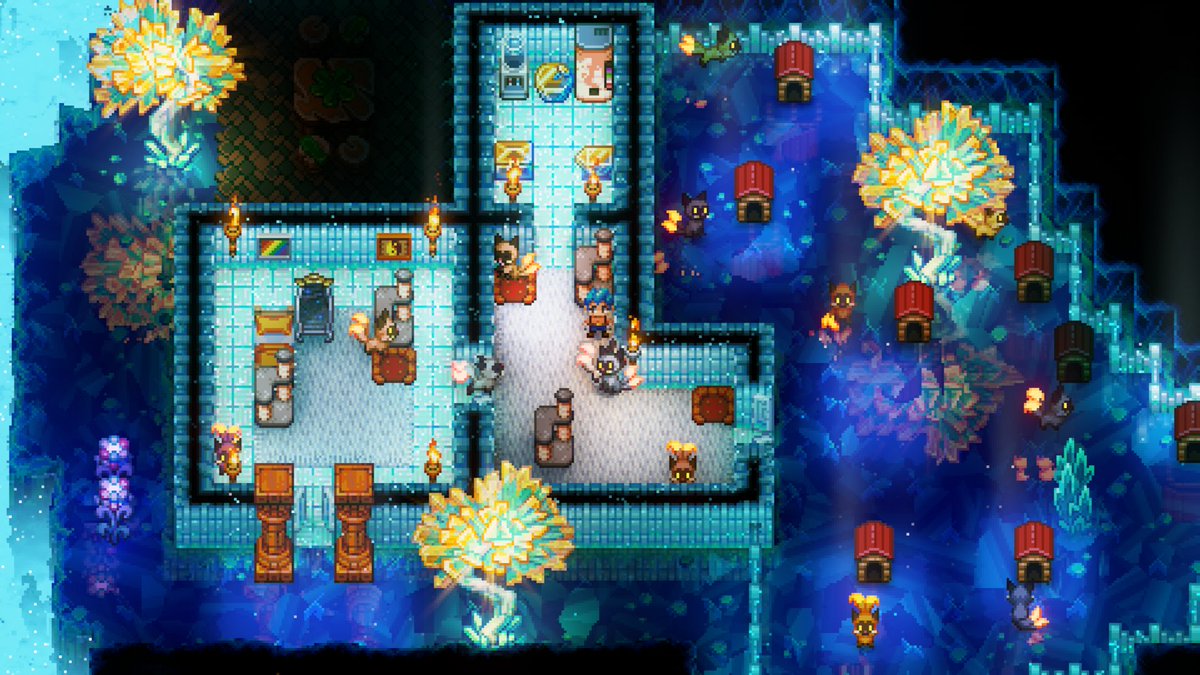 Be honest with us, is this too many Embertails? 👀😅

#CoreKeeper #ScreenshotSaturday