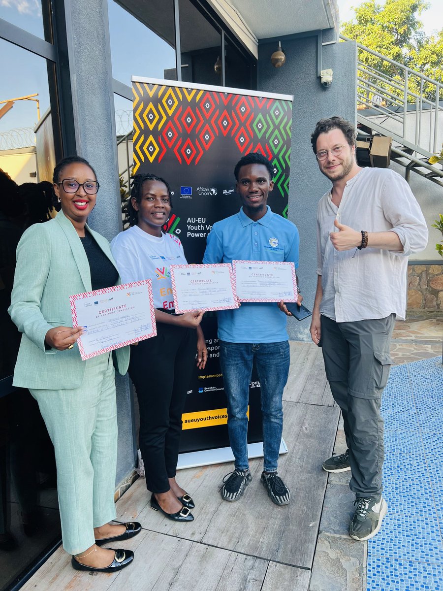 FranckYoung5's tweet photo. I am happy to share that I recently participated in a  week long advocacy training workshop, where we learned the effective ways for conducting an advocacy, which will also help advocate for young people's matters. On the last day of the training, I got a certificate of training. https://t.co/Tn7UJ18aWm