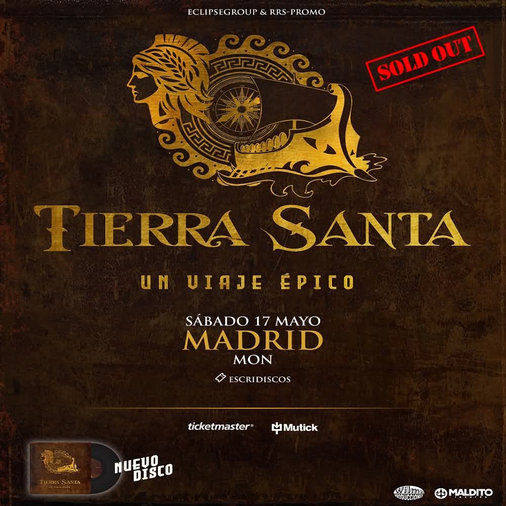 Tierra Santa (@tierrasantarock) on Twitter photo Esta noche volvemos al Foro y con todo vendido por tercera gira consecutiva, que pasada, os esperamos con muchas ganas esta noche en la Sala Mon #UnViajeEpicoTour <a href="/Maldito_Records/">Maldito Records</a> Esta noche volvemos al Foro y con todo vendido por tercera gira consecutiva, que pasada, os esperamos con muchas ganas esta noche en la Sala Mon #UnViajeEpicoTour <a href="/Maldito_Records/">Maldito Records</a>