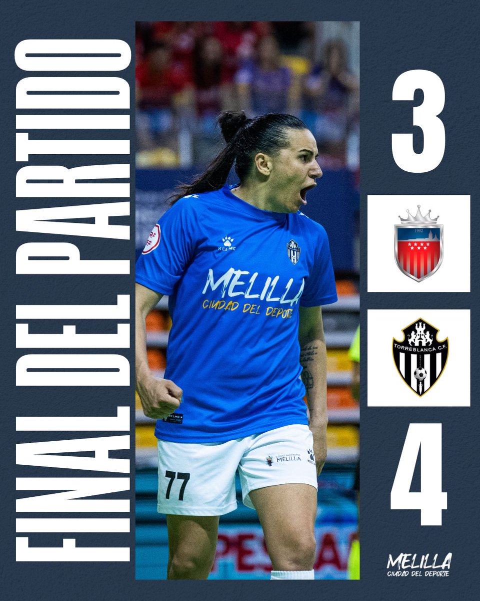 Melilla Ciudad del Deporte Torreblanca C.F (@torreblancafs1) on Twitter photo 🏁¡𝐅𝐈𝐍𝐀𝐋 𝐅𝐈𝐍𝐀𝐋 𝐅𝐈𝐍𝐀𝐀𝐀𝐀𝐋!
<a href="/futsi_atletico/">Futsi Atlético Navalcarnero</a> 3-4 MCD Torreblanca C.F
⚽️ <a href="/Biasouzafutsal/">Bia Souza</a>
⚽️ <a href="/Aannaaa09/">Ana</a>
⚽️⚽️ <a href="/JaneMarques_11/">Jane Marques</a> 🏁¡𝐅𝐈𝐍𝐀𝐋 𝐅𝐈𝐍𝐀𝐋 𝐅𝐈𝐍𝐀𝐀𝐀𝐀𝐋!
<a href="/futsi_atletico/">Futsi Atlético Navalcarnero</a> 3-4 MCD Torreblanca C.F
⚽️ <a href="/Biasouzafutsal/">Bia Souza</a>
⚽️ <a href="/Aannaaa09/">Ana</a>
⚽️⚽️ <a href="/JaneMarques_11/">Jane Marques</a>