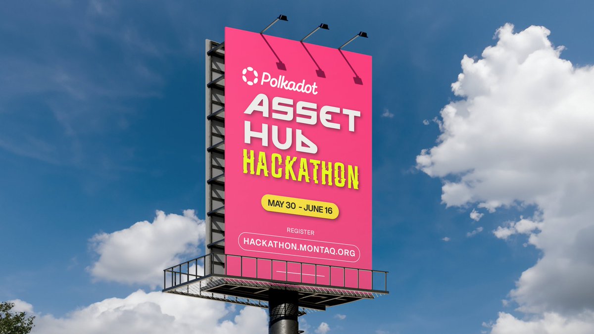 MontaQ Labs (@montaqlabs) on Twitter photo The #AssetHubHackathon is HERE!
💻 Build on Polkadot AssetHub (Online: Starts May 30, open to ALL!)
🌴 Qualify for an EXCLUSIVE Finale at Goa! (Offline: June 14)
💰$3000 Rewards
For devs, designers, innovators & YOU!
Register: hackathon.montaq.org
#Hackathon #Polkadot The #AssetHubHackathon is HERE!
💻 Build on Polkadot AssetHub (Online: Starts May 30, open to ALL!)
🌴 Qualify for an EXCLUSIVE Finale at Goa! (Offline: June 14)
💰$3000 Rewards
For devs, designers, innovators & YOU!
Register: hackathon.montaq.org
#Hackathon #Polkadot