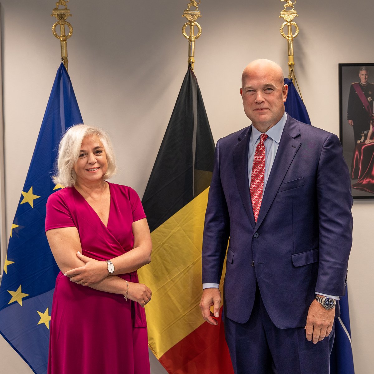 As Article 3 of the North Atlantic Treaty makes clear, investing more in our own defense is a collective responsibility. Encouraging signals are coming from Belgium on defense investment as we head towards the #NATOSummit.

This week, I had a productive meeting with 🇧🇪 Amb.