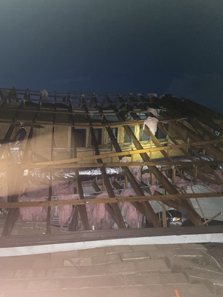This family in Ferguson was home and sheltered when the tornado collapsed their multi-story home. Thankfully everyone got out okay. <a href="/WeatherNation/">WeatherNation</a> #kywx <a href="/Kentuckyweather/">Chris Bailey</a> Early warning saves lives.