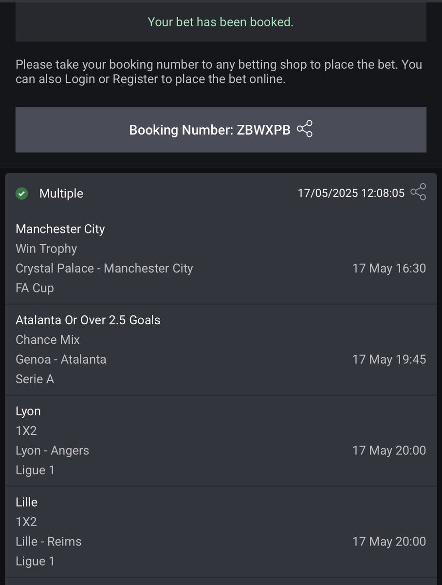 20 odds 

ZBWXPB

#Bet9jaCode