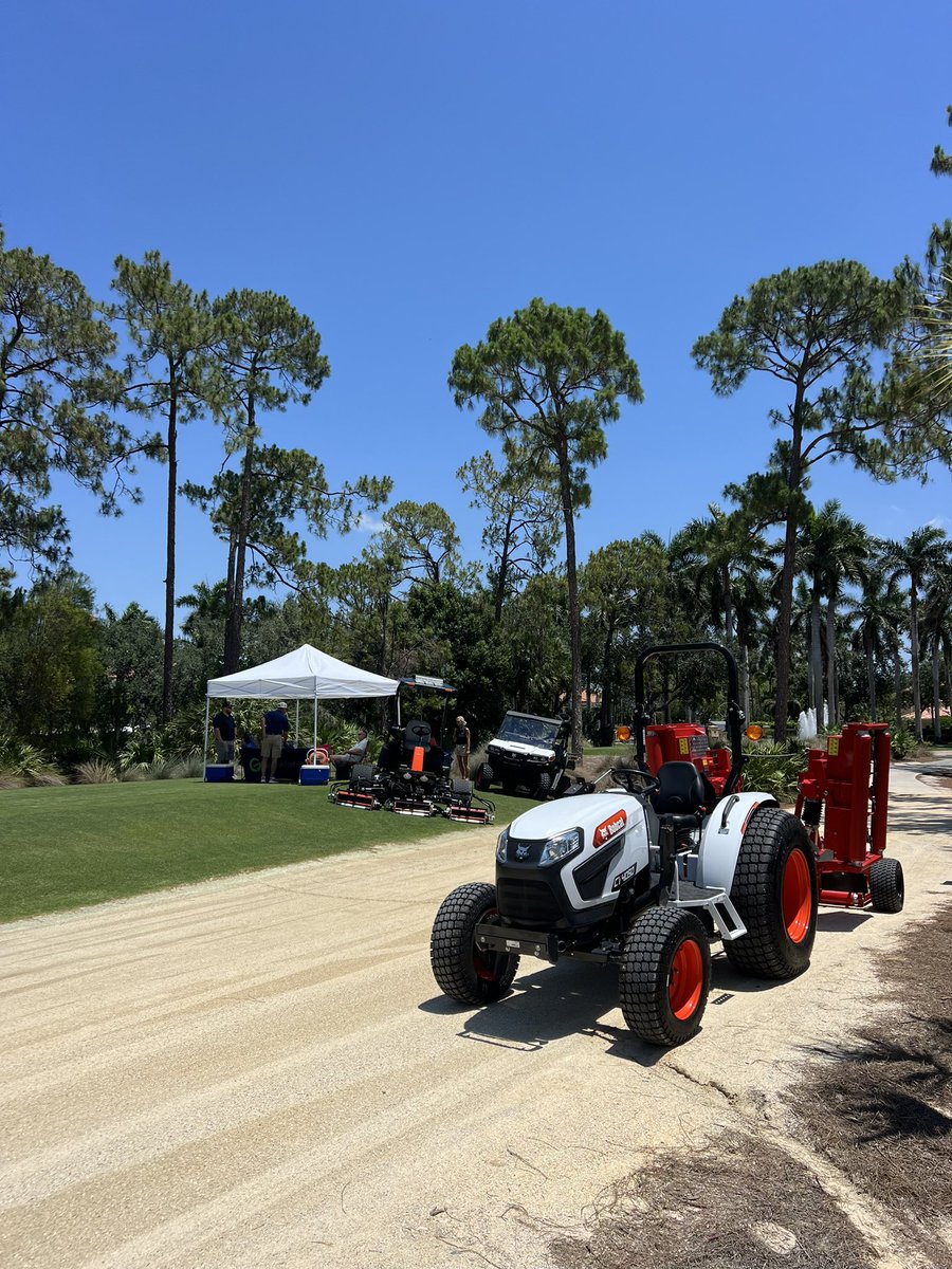 GlobalTurfEquip's tweet photo. Stop by tee box 10 at Tiburon during the Everglades GCSA POA event!
Global Turf will be grillin’ up 🍔 and showcasing top-tier turf equipment from @BobcatCompany @TrimaxMowers @JacobsenTurf
Don’t miss the lineup — and lunch! #TurfEquipment #EvergladesGCSA #GlobalTurf #POA https://t.co/0n0q5VHE1c