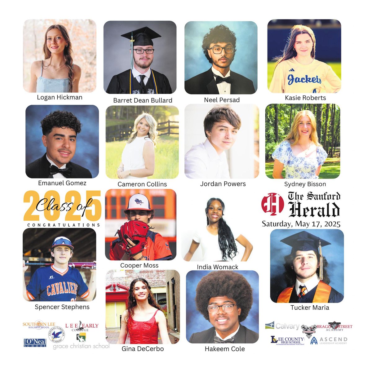 SydneyBisson25's tweet photo. One last time in the @SanfordHerald (I think) π. Thanks Mom and Dad for all the love and support! It has meant everything. I know I can count on you no matter what comes my way! β€οΈ @joshbisson #senior2025 #FerrumBound https://t.co/kl33dMO7kN