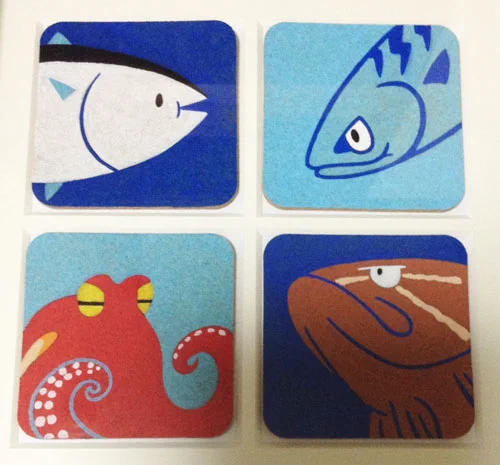 コルクにポスカで描いたやつ。 #海族のお宝2025 