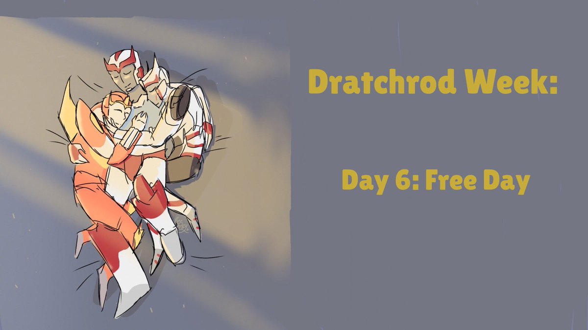 ✨ Dratchrod Week ✨

Day 6: Free Day 

Make sure to tag us and the hashtag #dratchrodweek 

#dratchrod #mtmte #maccadam 

Art by beeartsy on tumblr
