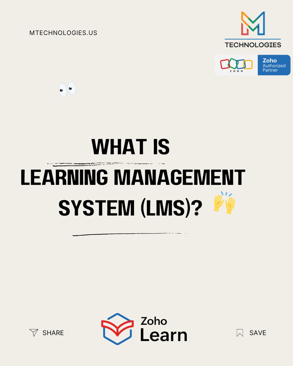 MerajKh13689790's tweet image. 🎓 What is an LMS? 🚀  

A Learning Management System (LMS) is a platform that helps businesses create, manage, and track training programs efficiently! 📚  

Boost learning with  Zoho Learn! 💡  

#LMS #ZohoLearn #OnlineTraining #Elearning #EmployeeGrowth #ZohoPartner
