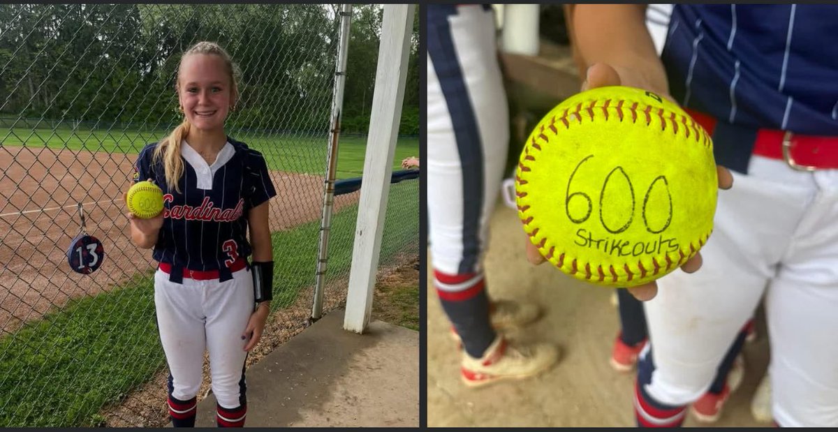 600 Ks and counting . Congrats <a href="/ry_pitcher2026/">Rylee Kulbatsky</a>