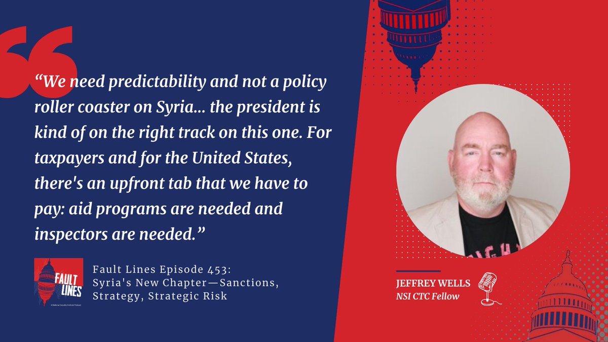 Watch on YouTube: youtu.be/mGi6DTq2P88 
Listen on Spotify: open.spotify.com/episode/2cnULI… 

Hear more from our experts on Episode 453: Syria's New Chapter—Sanctions, Strategy, Strategic Risk. With our hosts: <a href="/lestermunson/">Lester Munson</a> + <a href="/WMattHayden/">Matt Hayden</a> + <a href="/marthamillerdc/">Martha Miller</a> + Jeffrey Wells