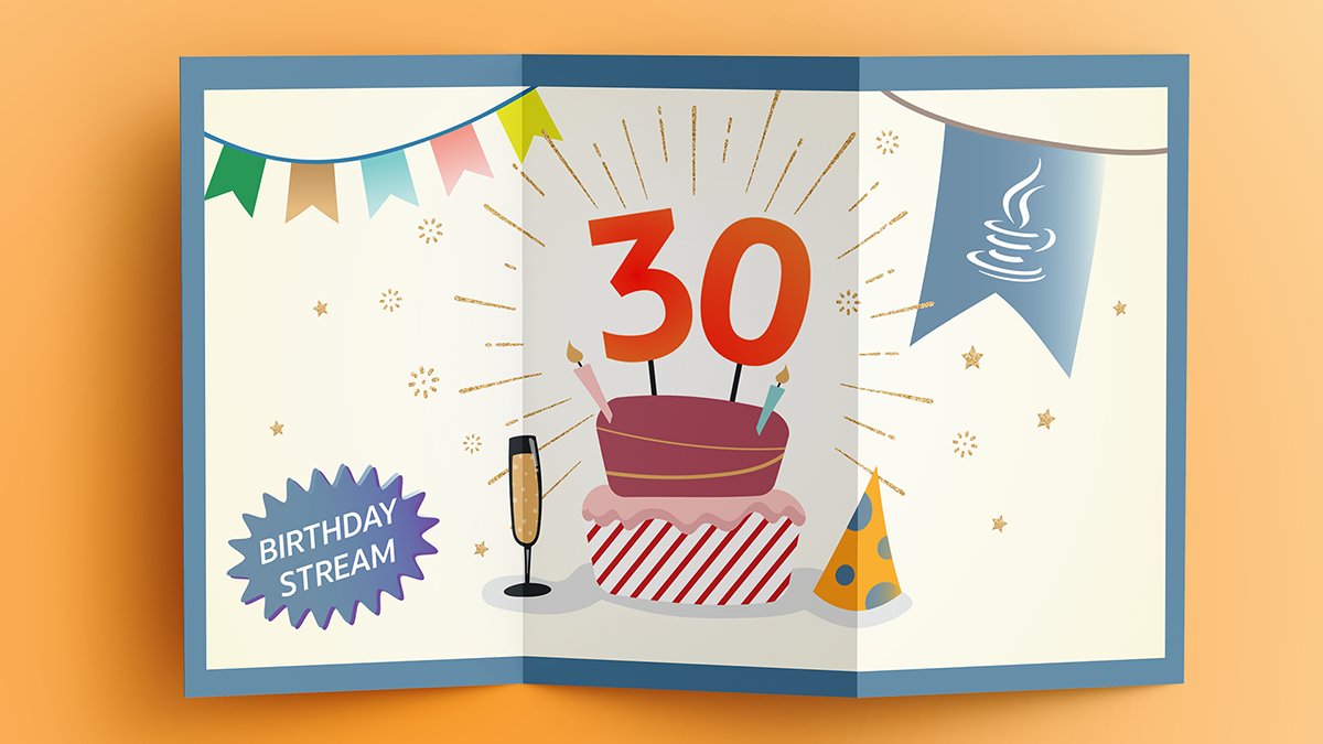 java's tweet image. Get ready to celebrate #30YearsOfJava! 🎂 🎉
Join us on May 22nd for a livestream covering Java's evolution, its global impact, and how we shape its future together.
Check out all the details 👉 social.ora.cl/6010NYKcg