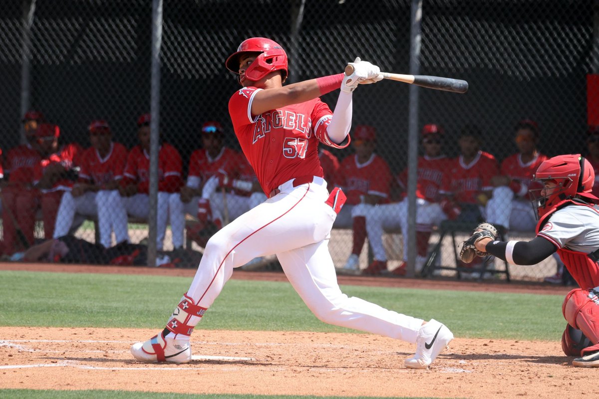 Joswa Lugo was one of the most anticipated prospects of the Arizona Complex  League. So far, the Angels SS is living up to the billing.  https://t.co/cHunz2mYoB