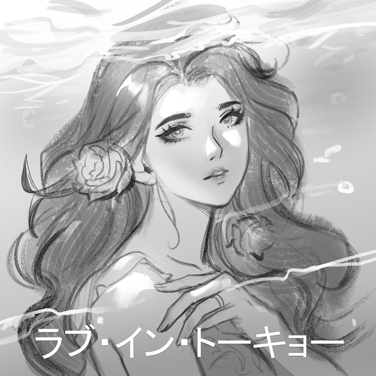 chaosringen's tweet photo. cover sketch for my new Music Album. It's been a while since I last made any music. Looking forward to restarting this year ^O^. #OC #art https://t.co/kns2gXmORr