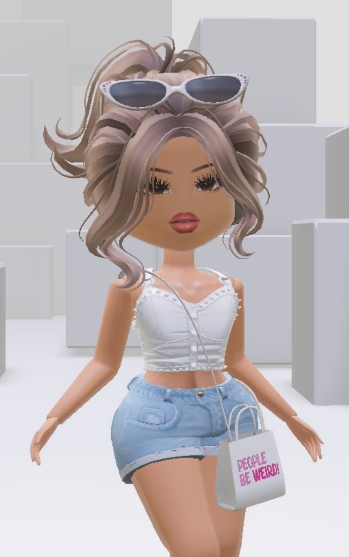 OOTD 💜

Top - <a href="/TinBeas/">BEASTinWHITE</a> 
Shorts - <a href="/tappyslap/">tappyslap</a> 
Hair - <a href="/hunidews/">huni ☁️</a> 
Sunglasses - <a href="/WearBlueberry/">BLUEBERRY | Digital Fashion on Roblox & Snapchat</a> 
Bag - VYXEN$ CL0$ET group
Face - <a href="/Ia_muneca/">Ia_muneca</a>