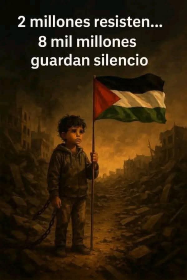Condeno el genocidio de Israel contra el pueblo palestino, una y mil veces.
#FreePalestine