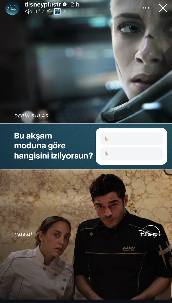 thereseperucho's tweet photo. Ig story disneyplustr
Umami en Disney+ 🔪👨‍🍳🖤
#BurakDeniz #ÖyküKarayel #Umami https://t.co/mMZ09MkZ9p