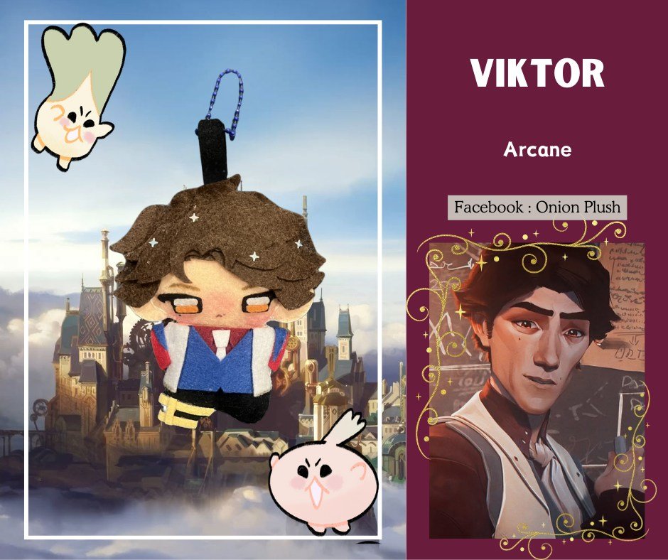 Felt doll Viktor
#onion_cabbage01 #ร้านonion_plush #onion_plush #ตุ๊กตาผ้าสักหลาด #ตุ๊กตาสั่งทำ #customdoll #feltdoll #commission #arcane #viktor #commissionTH