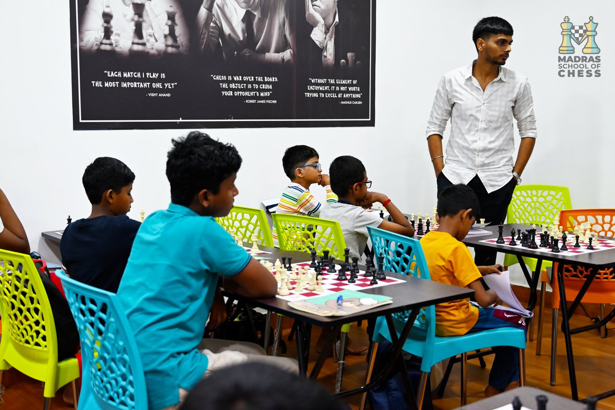 madraschess's tweet image. When masters meet prodigies, magic happens.
Our co-founders blend their grandmaster minds with future champions, shaping legends move by move.
#Champions #EveryMove #MadrasSchoolOfChess
#Chessgame #BestChessCoaching #Vishy #Chesscommunity #War2 #IndianArmy