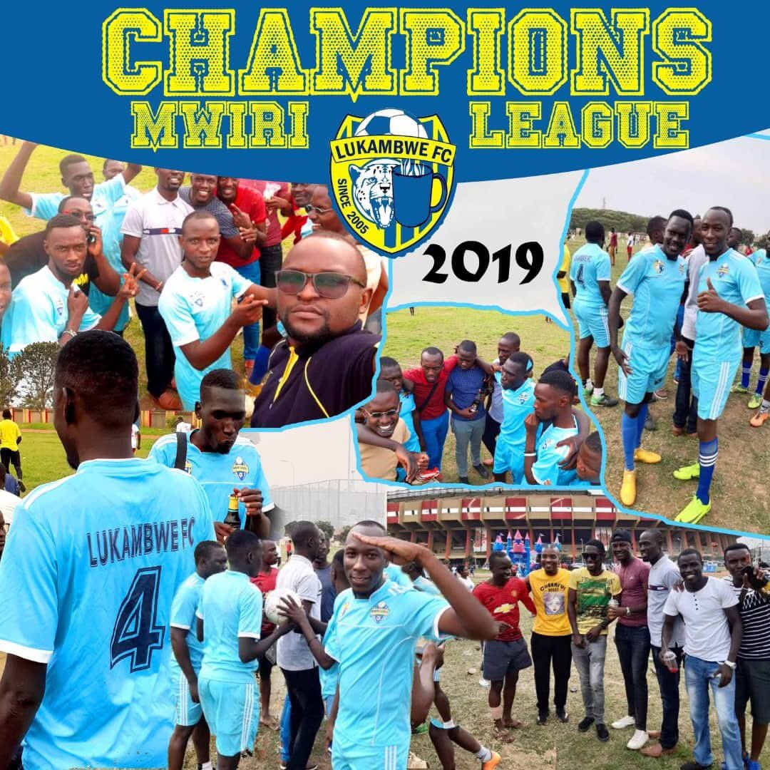 MwiriLeague's tweet photo. Taking you back to 2019 when Lukambwe FC won the Mwiri League's first title in #ML1 .Unfortunately, as we head to Jinja for the finals, Lukambwe FC currently holds the 8th position.
Just a reminder that we are going to Jinja on the 31st of May for the grand finale🔥

#MwiriLeague https://t.co/DtU14Gk5Ip