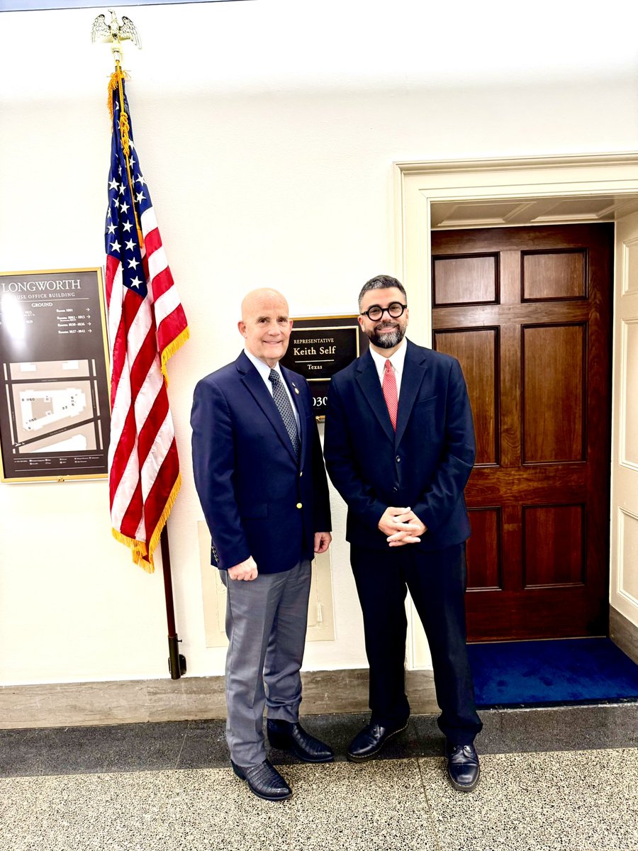 A few days ago, I had the honor of meeting congressmen <a href="/RepKeithSelf/">Rep. Keith Self</a>. A great friend of #Kosovo. He reaffirmed his support for our #NATO aspirations, economic development. I also raised concerns about human rights violations by <a href="/SpecialChambers/">Kosovo Specialist Chambers</a> in the trial of #KLA leaders. 🇽🇰🇺🇸