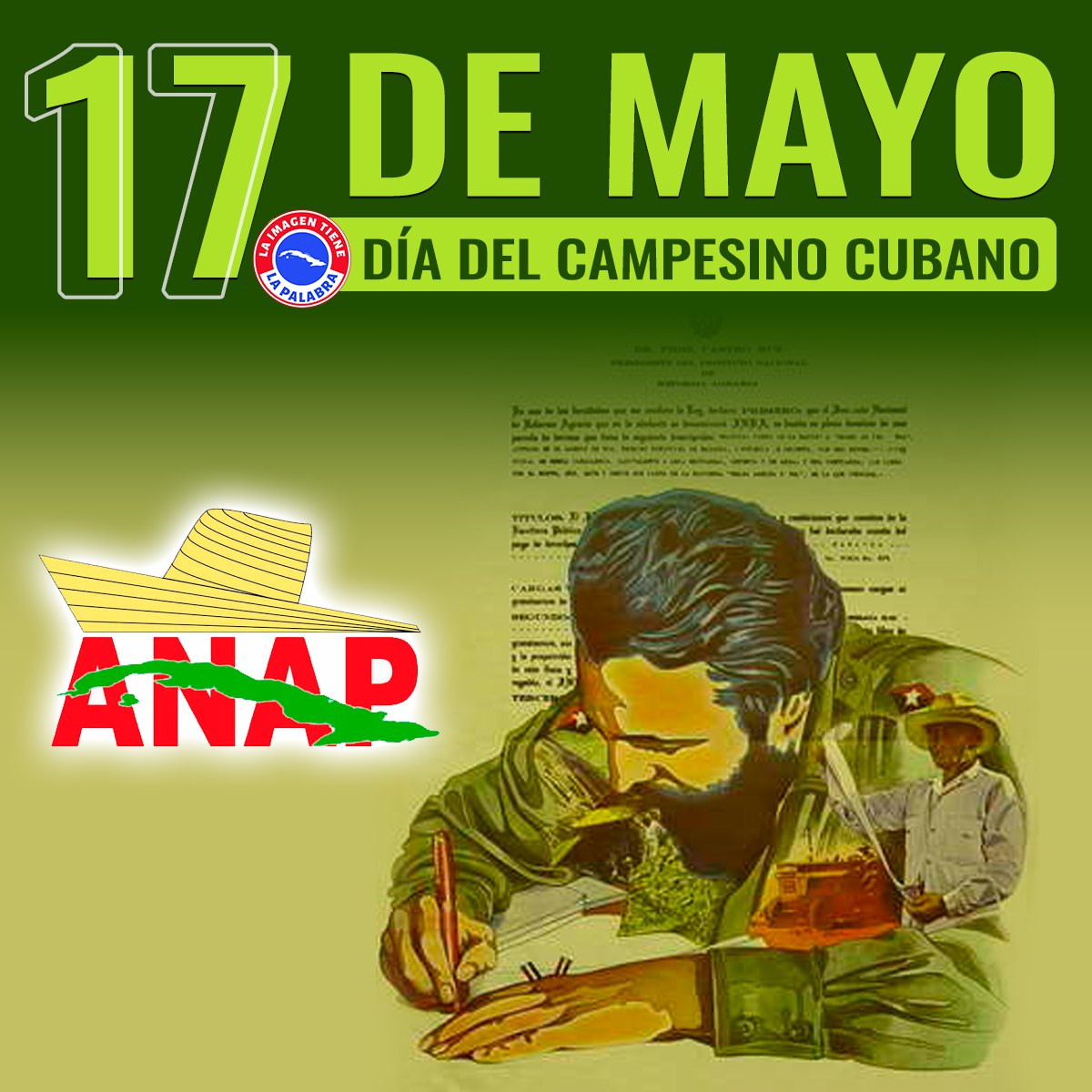 "La Ley de Reforma Agraria, significó para todos aquellos campesinos la desaparición de todo temor.  Desde aquel momento todo campesino pudo sentirse seguro en su tierra, sin temor a ser desalojado".
#FidelPorSiempre