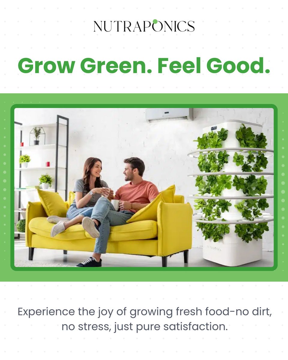 NutraponicsX's tweet image. It’s 2025, and feeling good starts with what you grow. 💛
Tending to greens = joy + clarity. 🪴
In a fast world, growing something real slows you down—in the best way.
Start small. Start green. Start with Nutraponics. 💚
#feelgoodgreens #mindfulgrowing #slowjoy #nutraponics