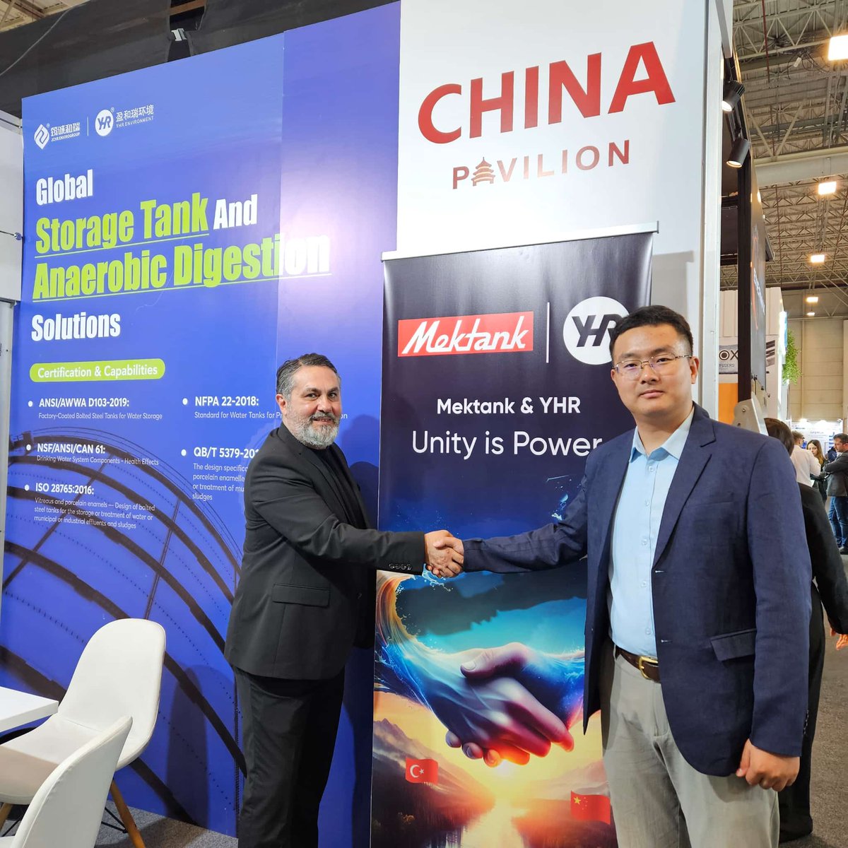 SalesDanny6962's tweet photo. #Mektank and #YHRTANKS in IFAT Eruasia 2025.#UnityisPower #waterstoragtesolutions https://t.co/4sgVDVMwE6