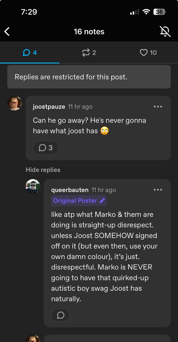 da_snos's tweet photo. Some Joost fans are unbearable istg https://t.co/yDMIN1PRNt