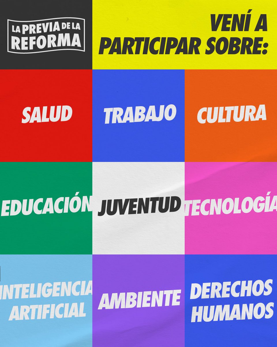 dgalloambrosis's tweet photo. 📣 Se viene #LaPreviaDeLaReforma
Un espacio para encontrarnos, construir y pensar juntos y juntas:
¿Cómo será esta nueva Constitución? 🧠💬

Te invito a formar parte este lunes, junto a @SvegliatiGino 

✍️ Inscribite en: https://t.co/TGSIicN8KL https://t.co/veiSR1gxnB