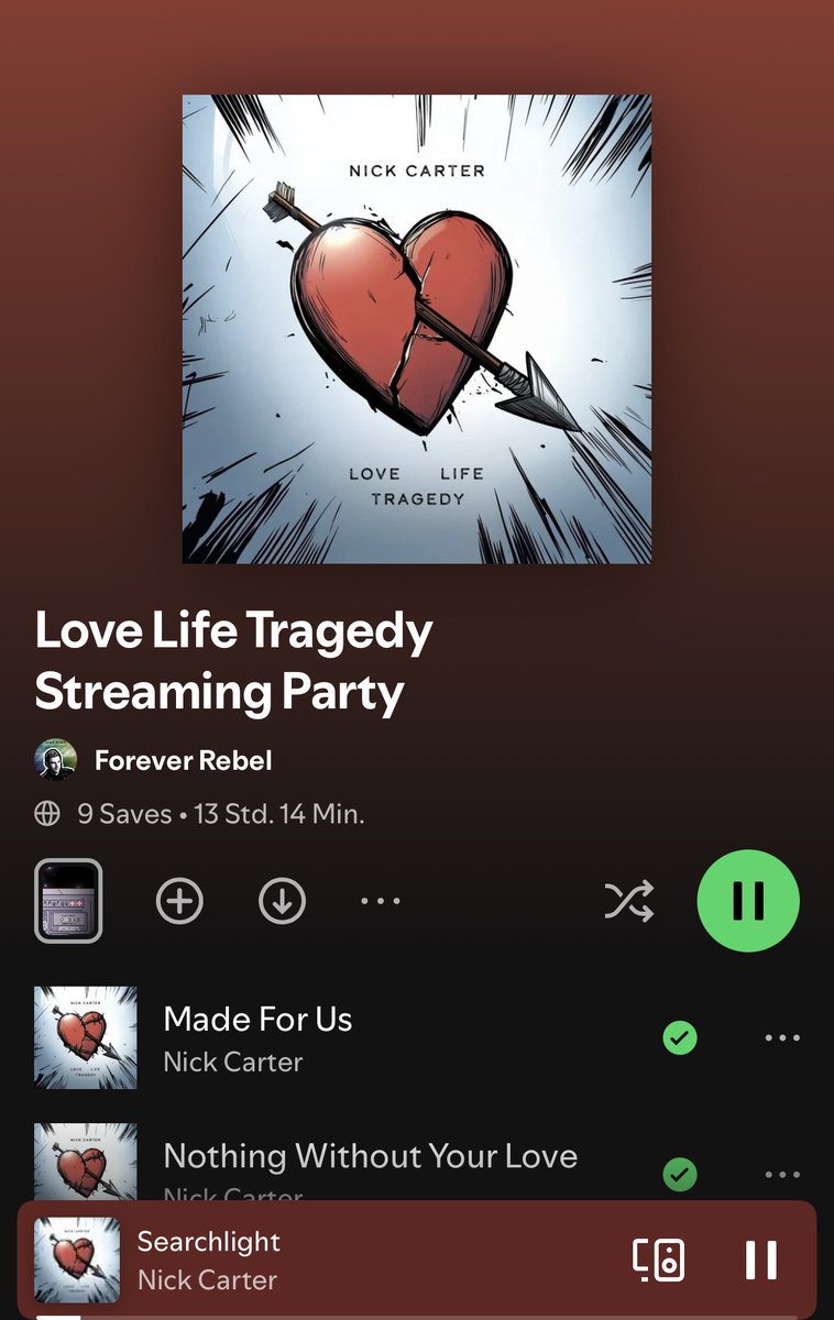 Go go go #ncarmy 
#LoveLifeTragedy #nickcarter <a href="/IWillB4EvrRebel/">Forever Rebel</a> <a href="/nickcarter/">Nick Carter</a>