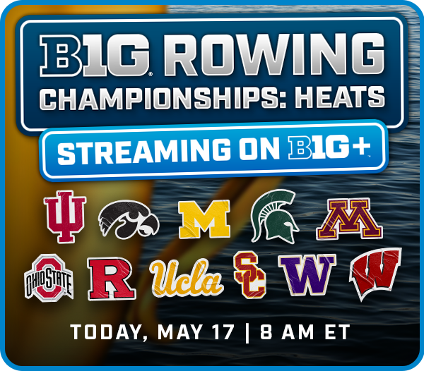 BigTenPlus's tweet image. π£ Rowing Championships start today!
π₯ Saturday's heats on B1G+
β¨ Subscribe & Stream π bit.ly/ROW25
π Watch Sunday's finals live on the Big Ten Network and the FOX Sports App.
