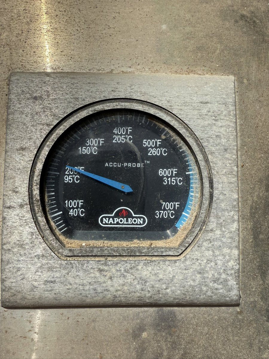 כמה חם היום? זה לפני שהדלקתי את הגריל