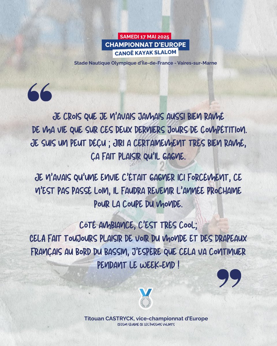 🥈 Titouan CASTRYCK est vice-champion d'Europe !