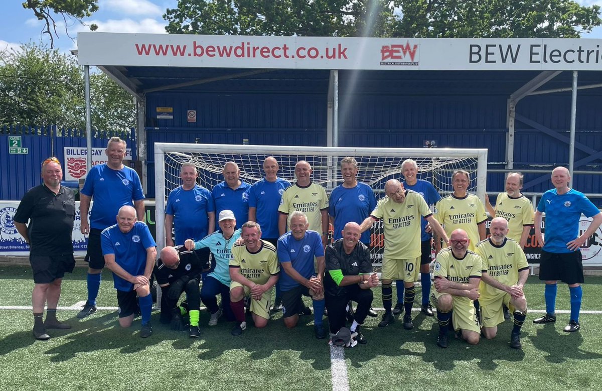 An enjoyable morning yesterday with a friendly match against a team with Parkinsons