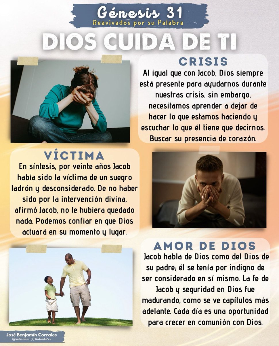 JosCorralesPare's tweet photo. 👉🏻 Hoy 📖 leemos #Génesis 3️⃣1️⃣  #rpsp #GodFirst #rbhw #Biblia #PrimeroDios #Bible #EstudioDeLaBiblia #Adventista #NuevasGeneraciones https://t.co/GHh60Y565h