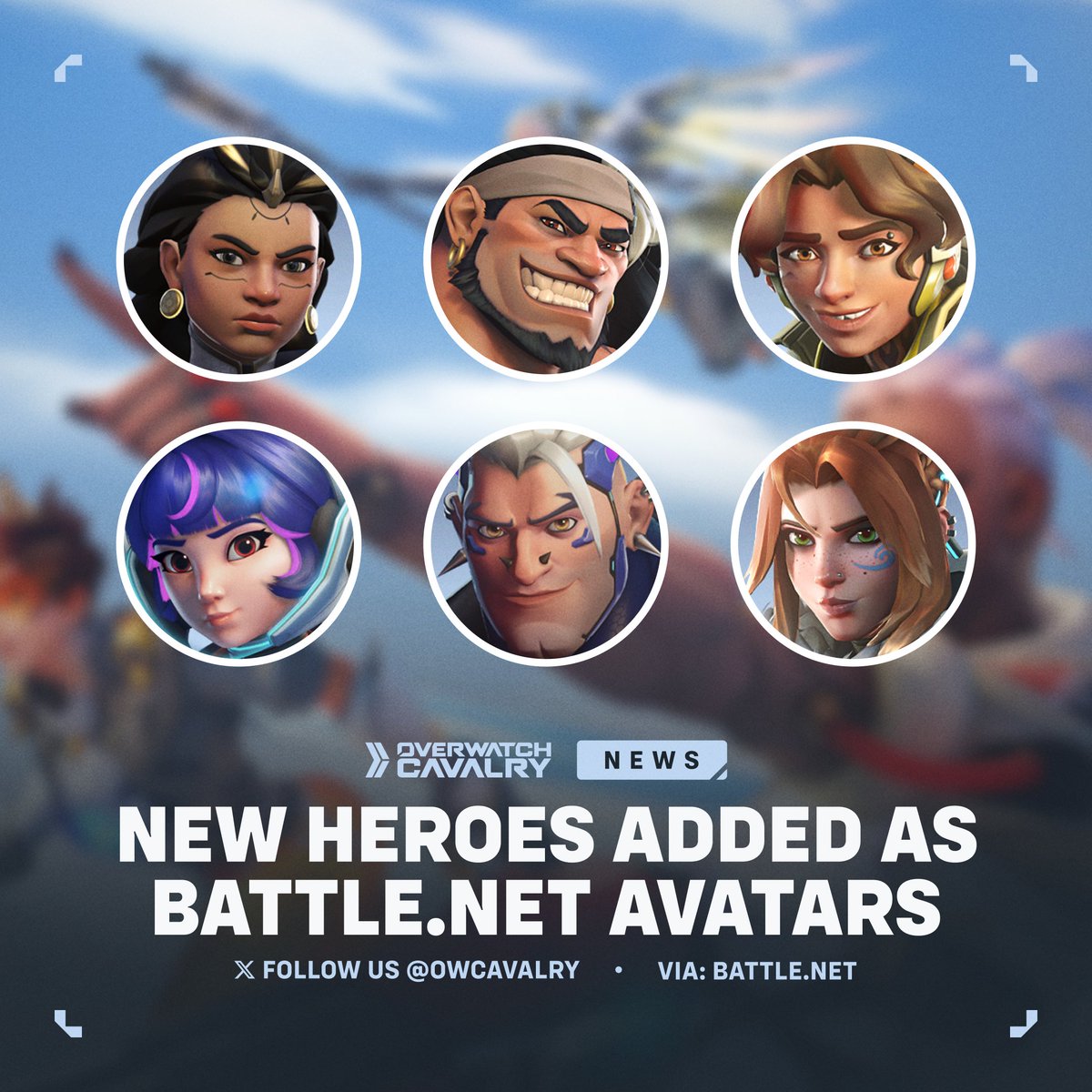 Overwatch Cavalry (@owcavalry) on Twitter photo New #Overwatch2 Avatars on <a href="/battlenet/">Battle.net</a> ✨
You can now choose from new heroes like Illari, Mauga, Venture, Juno, Hazard, and Freja, meaning every hero is finally available as a profile picture on the platform. New #Overwatch2 Avatars on <a href="/battlenet/">Battle.net</a> ✨
You can now choose from new heroes like Illari, Mauga, Venture, Juno, Hazard, and Freja, meaning every hero is finally available as a profile picture on the platform.