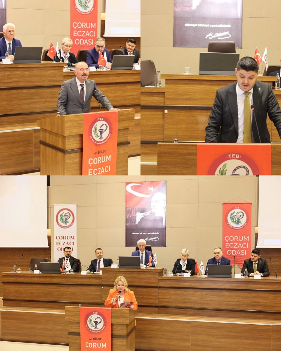 Anayasa Mahkemesi Başkanvekili Sn.Hasan Tahsin Gökcan, Anayasa Mahkemesi Üyesi Sn.Kenan Yaşar, Çorum Valisi Sn.Ali Çalgan’ın da katılımıyla “Eczacılık Hukuku Zirvesi” tamamlanmıştır. Organizasyon için Çorum Eczacı Odası değerli yetkililerine teşekkür ederiz.