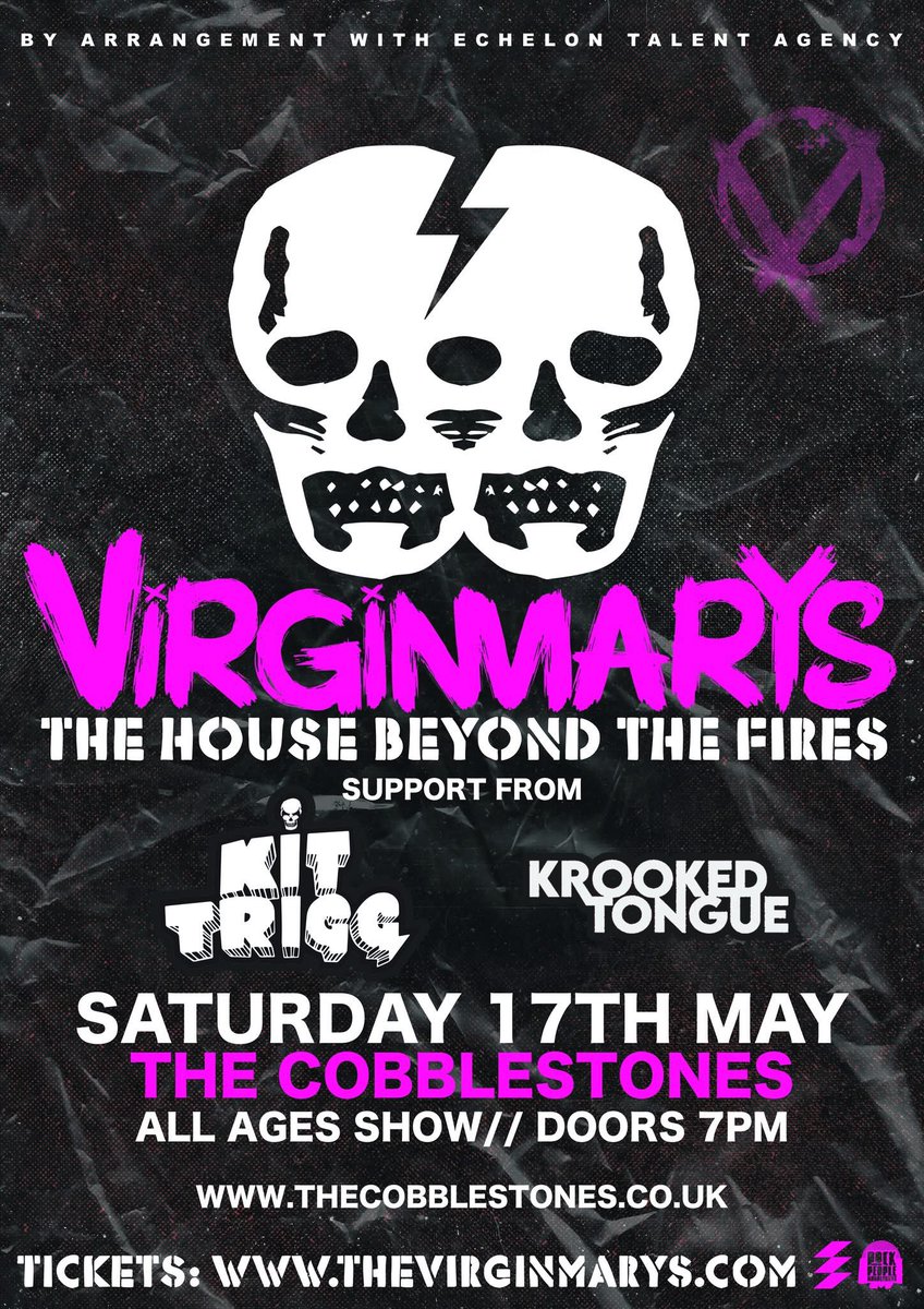 KROOKED TONGUE (@krooked_tongue) on Twitter photo 🌞BRIDGWATER🌞TONIGHT we’re reigniting the 2 piece as we hit @cobblesbw with the bois <a href="/thevirginmarys/">The Virginmarys</a> 🔥Last time was off the chain so don your best frocks, see u there 👊🖤
(ps. Here’s a pic from the last time we played as a duo on tour with <a href="/kidbrunswick/">themanformerlyknownaskb</a> ) 🌞BRIDGWATER🌞TONIGHT we’re reigniting the 2 piece as we hit @cobblesbw with the bois <a href="/thevirginmarys/">The Virginmarys</a> 🔥Last time was off the chain so don your best frocks, see u there 👊🖤
(ps. Here’s a pic from the last time we played as a duo on tour with <a href="/kidbrunswick/">themanformerlyknownaskb</a> )