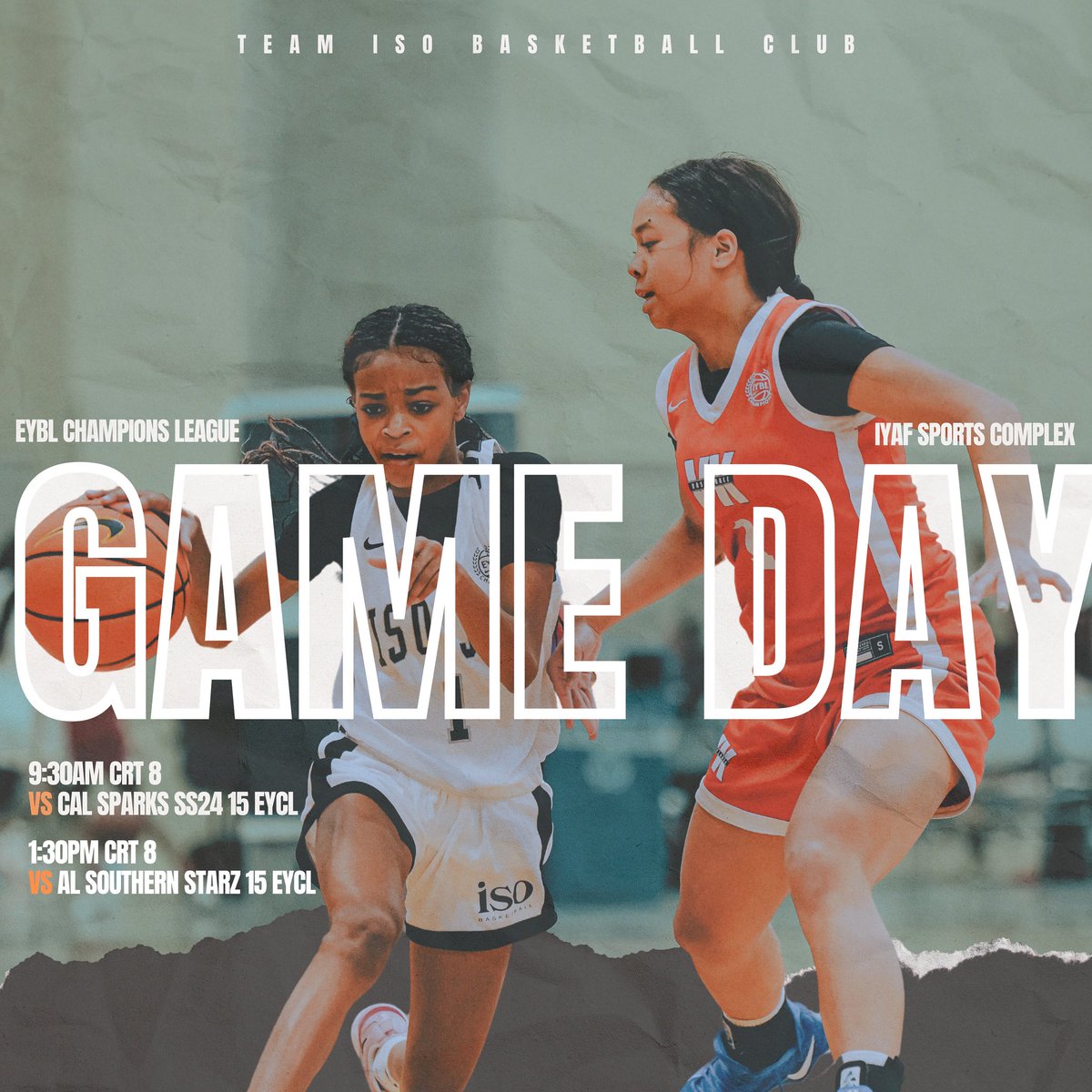 Nicole Jones (@nicole_jones_10) on Twitter photo Day 2 in Iowa. Locked in and ready to keep making plays at EYCL Live Session 2. One game at a time.
#EYCL #LivePeriod #LockedIn
๐๐ฅ๐Iowa
<a href="/nbnbball/">Coach TJ Jones</a>
<a href="/AYSABasketball/">AmericanYouthSportsAssociation (AYSA)</a> Day 2 in Iowa. Locked in and ready to keep making plays at EYCL Live Session 2. One game at a time.
#EYCL #LivePeriod #LockedIn
๐๐ฅ๐Iowa
<a href="/nbnbball/">Coach TJ Jones</a>
<a href="/AYSABasketball/">AmericanYouthSportsAssociation (AYSA)</a>
