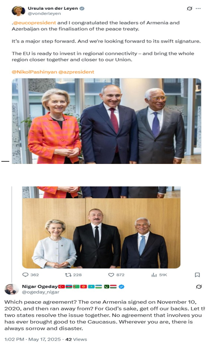 Michael Färber (@michaelfrber4) on Twitter photo What <a href="/ogeday_nigar/">Nigar Ogeday🇹🇷🇦🇿🇹🇲🇰🇬🇰🇿🇺🇿🇵🇰🇭🇺</a> forgot to mention is that Azerbaijan has broken every point of the agreement of Novermber 10, 2020. Armenia did not "run away" from it. The statement had 9 paragraphs, Azerbaijan violated every section of the 9/9/2020 agreement. What <a href="/ogeday_nigar/">Nigar Ogeday🇹🇷🇦🇿🇹🇲🇰🇬🇰🇿🇺🇿🇵🇰🇭🇺</a> forgot to mention is that Azerbaijan has broken every point of the agreement of Novermber 10, 2020. Armenia did not "run away" from it. The statement had 9 paragraphs, Azerbaijan violated every section of the 9/9/2020 agreement.